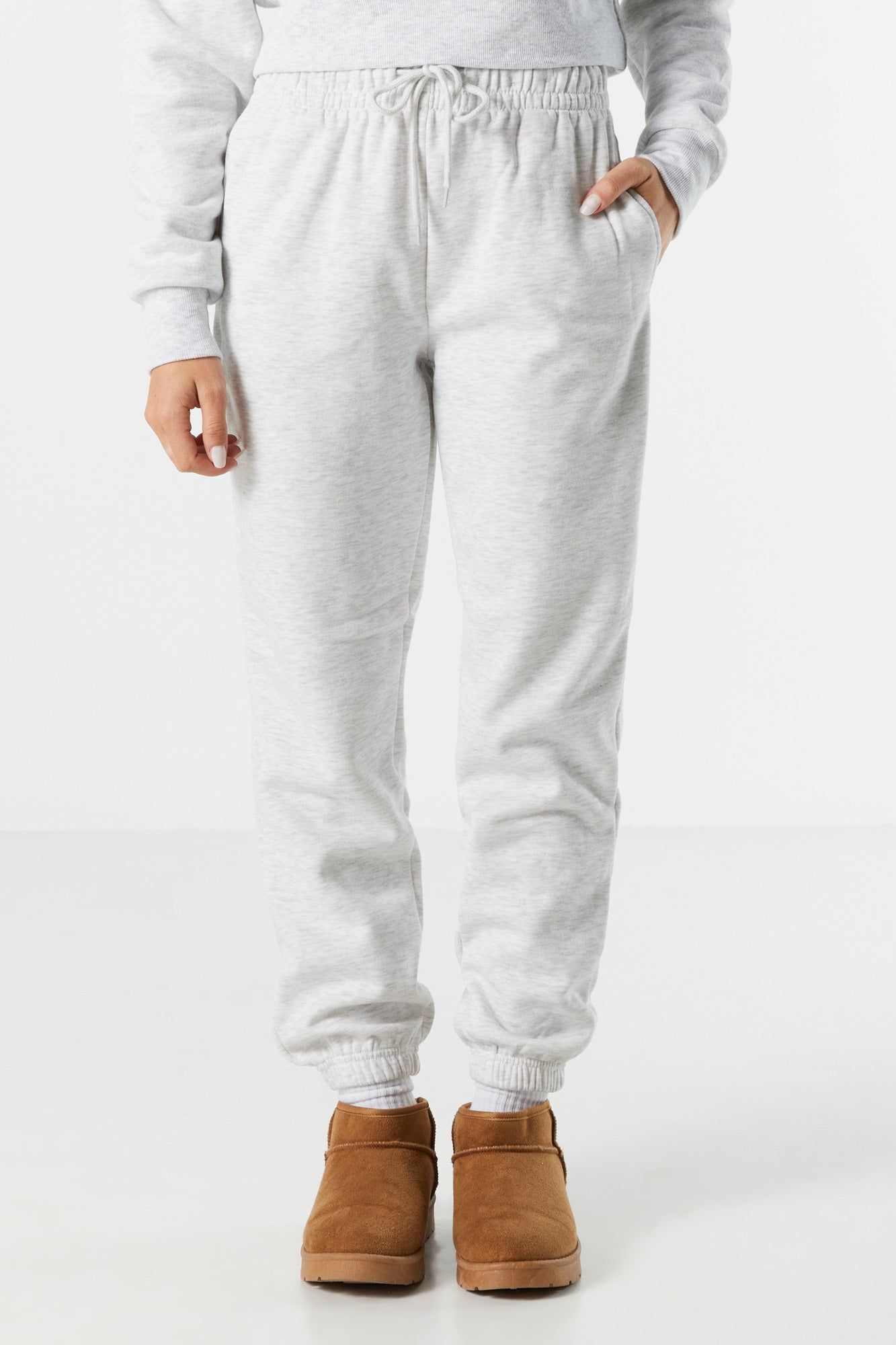 Pantalon de jogging en molleton à taille haute sold by Urban Planet product image thumbnail 11