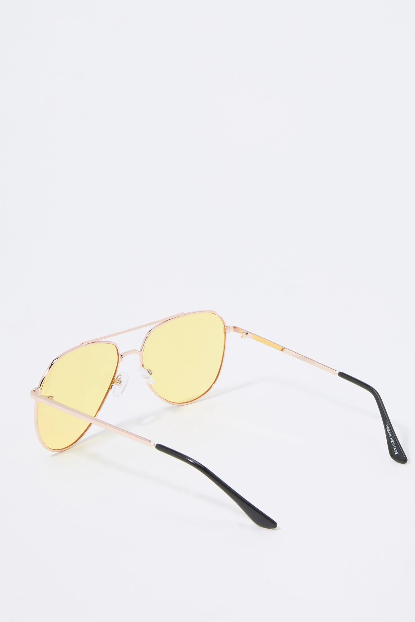 Lightly Tinted Aviator Sunglasses sold by Urban Planet product image thumbnail 3