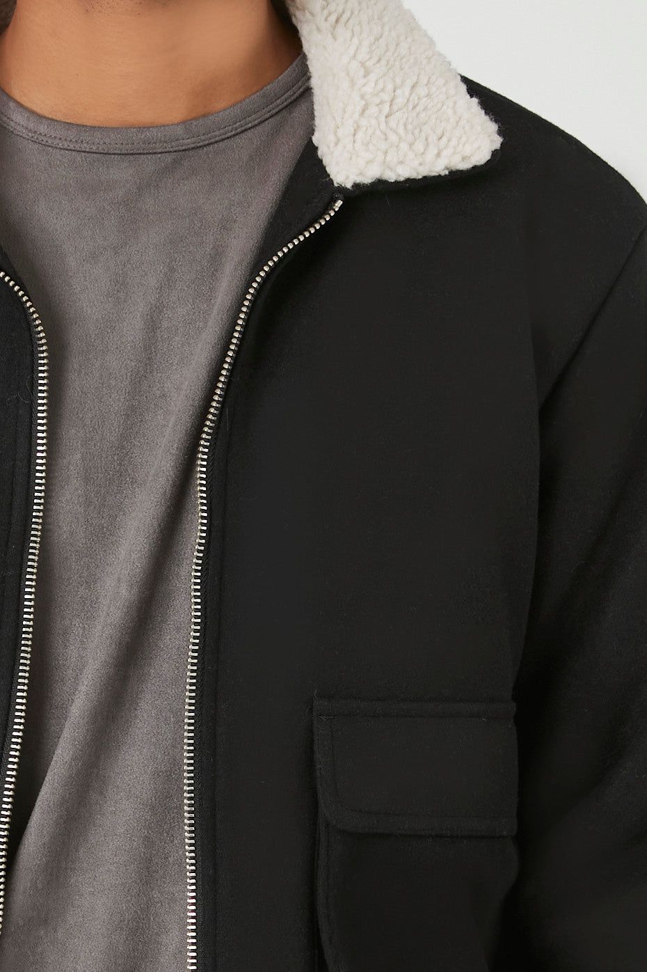 Blouson avec col en Sherpa sold by Urban Planet product image thumbnail 5