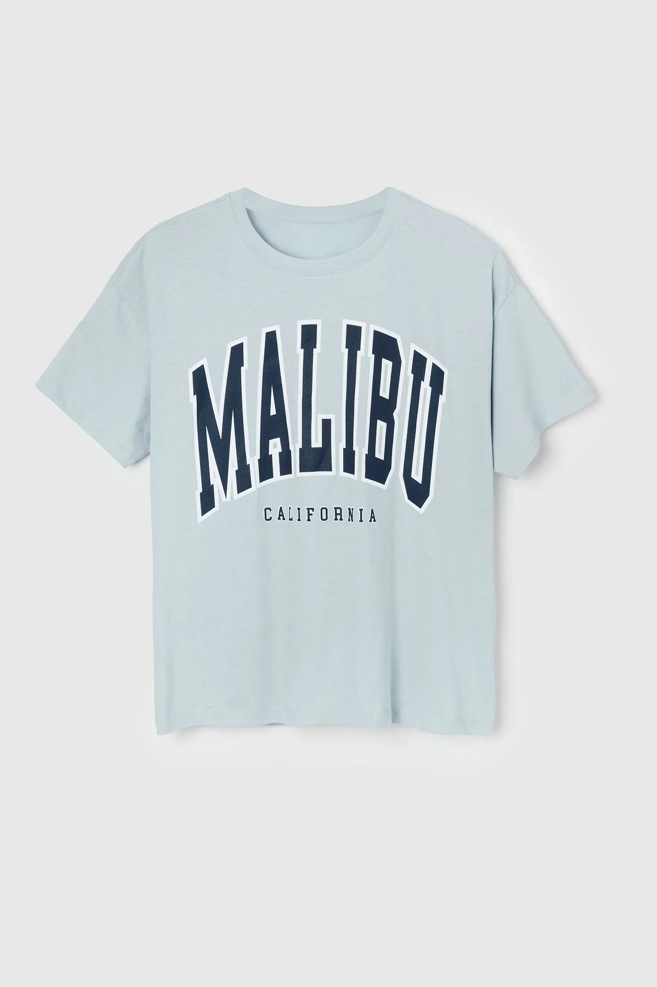 Malibu Graphic Boyfriend T-Shirt sold by Urban Planet product image thumbnail 4