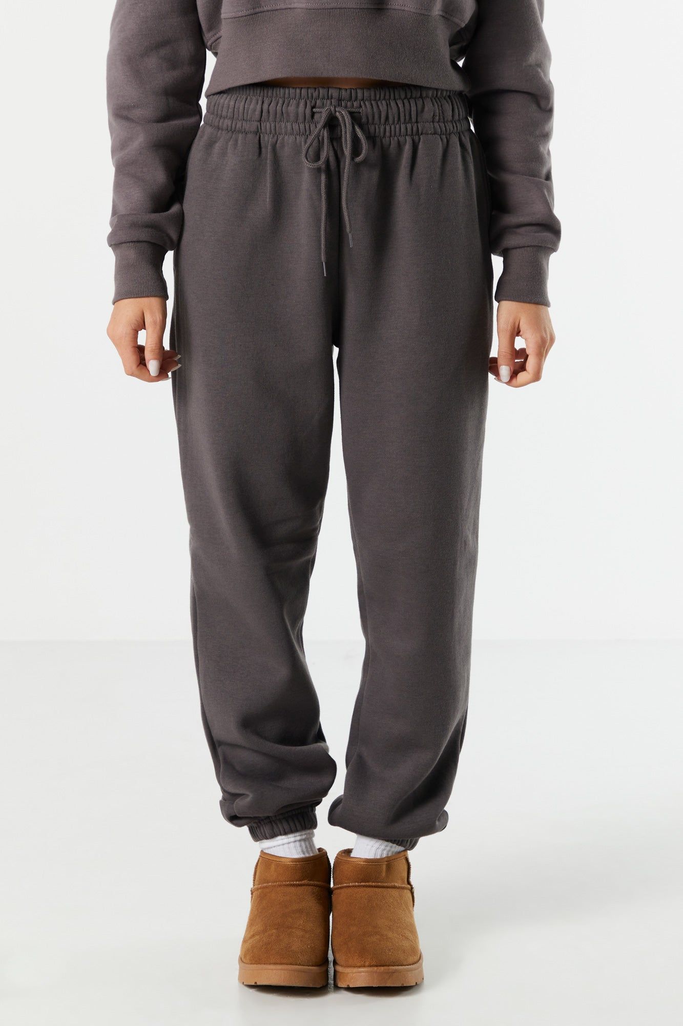 Pantalon de jogging en molleton à taille haute sold by Urban Planet product image thumbnail 8