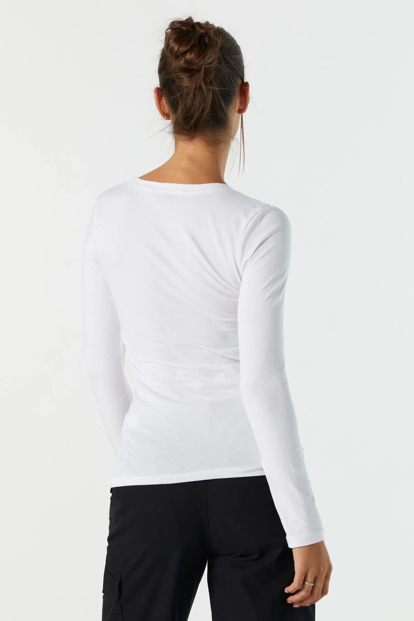 Round Neck Long Sleeve Top sold by Urban Planet product image thumbnail 2