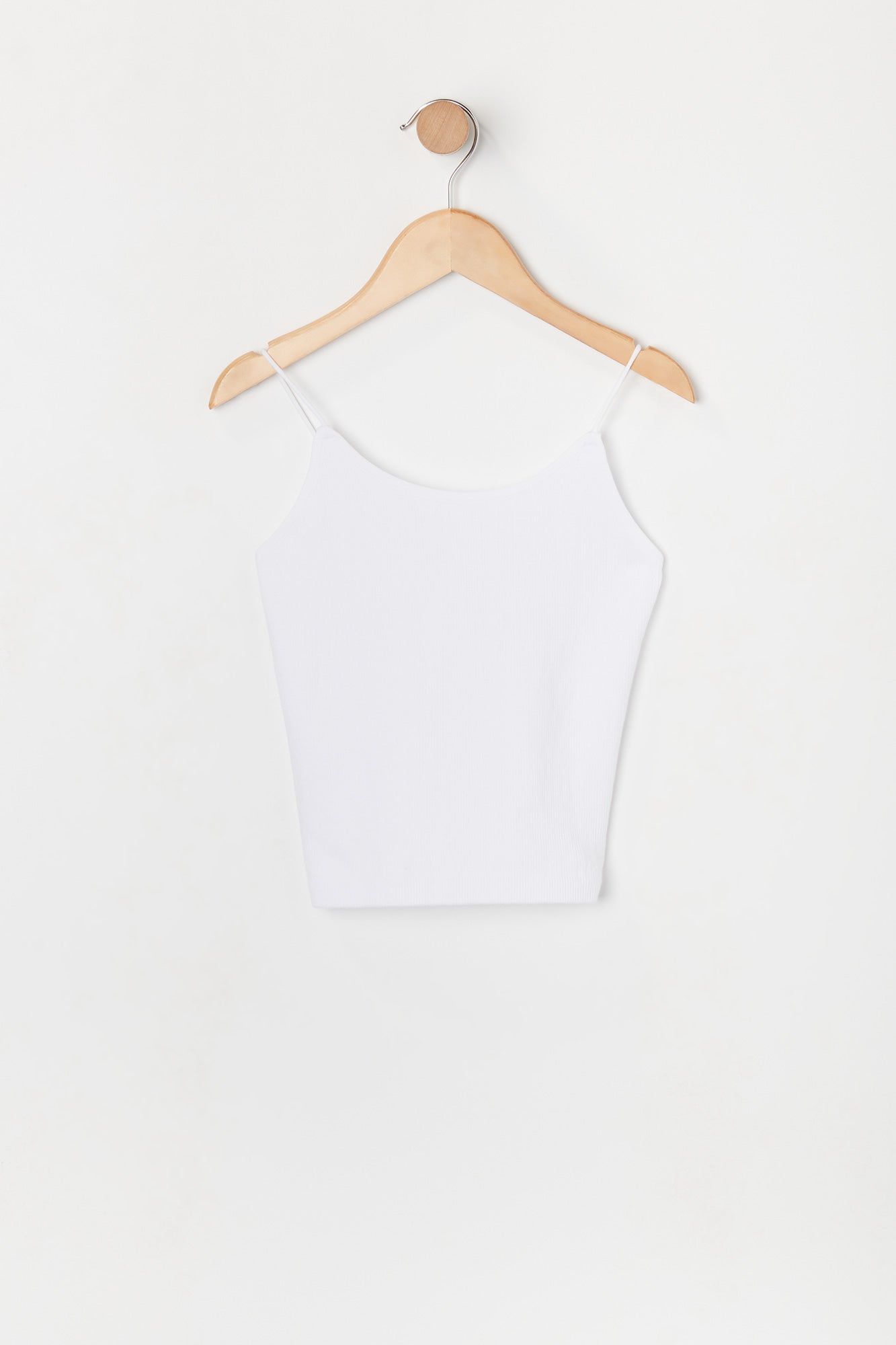 Camisole côtelée sans couture à bretelles ultraminces pour fille sold by Urban Planet product image thumbnail 5