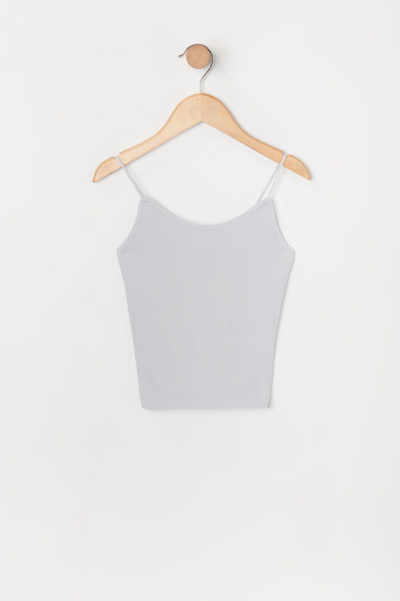 Camisole côtelée sans couture à bretelles ultraminces pour fille sold by Urban Planet product image thumbnail 3