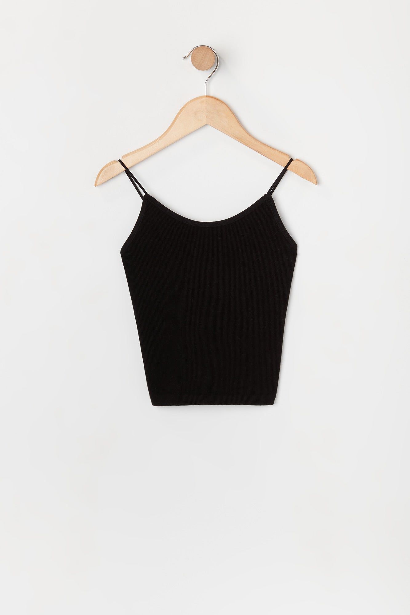 Camisole côtelée sans couture à bretelles ultraminces pour fille sold by Urban Planet