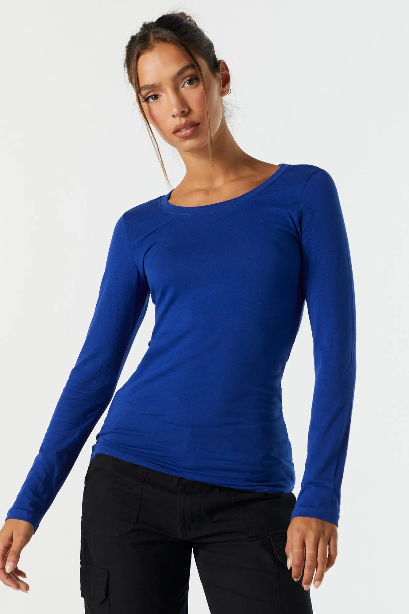 Round Neck Long Sleeve Top sold by Urban Planet product image thumbnail 4
