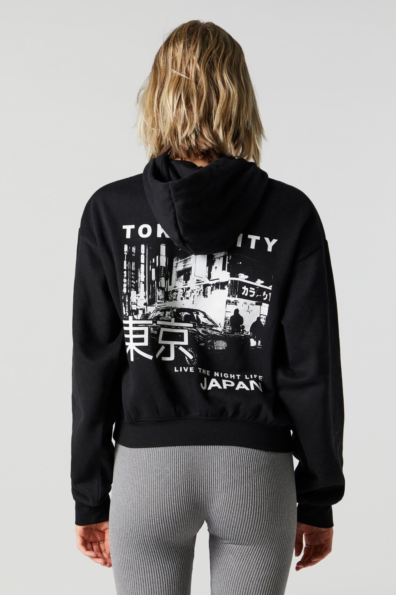 Tokyo City Graphic Fleece Hoodie sold by Urban Planet product image thumbnail 3
