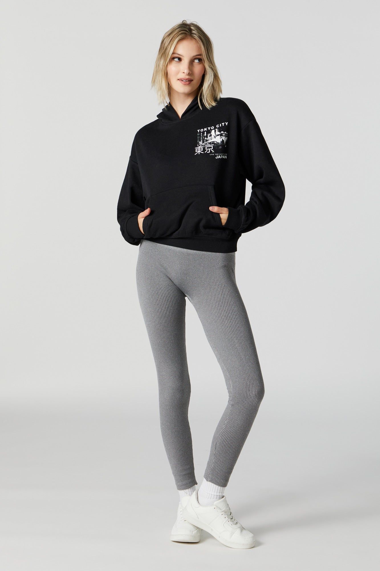 Tokyo City Graphic Fleece Hoodie sold by Urban Planet product image thumbnail 2