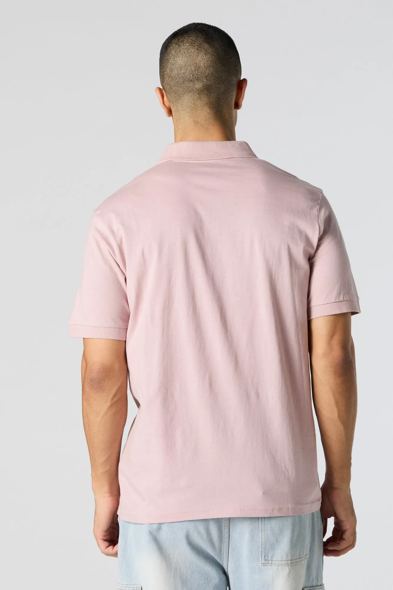 Solid Polo Shirt sold by Urban Planet product image thumbnail 5