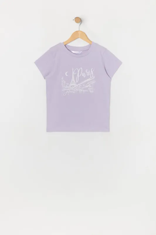 Girls Paris Graphic T-Shirt sold by Urban Planet