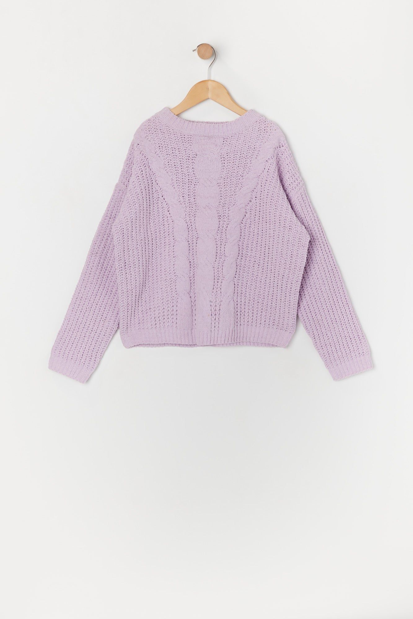 Chandail en tricot à mailles torsadées pour filles sold by Urban Planet product image thumbnail 3