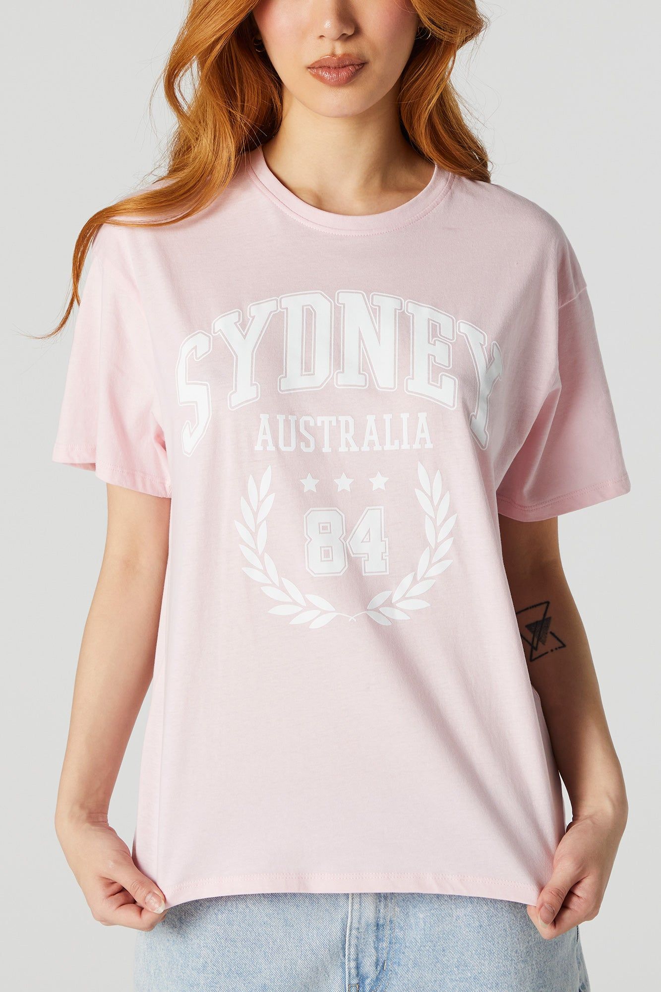 Sydney Australia Graphic Boyfriend T-Shirt sold by Urban Planet