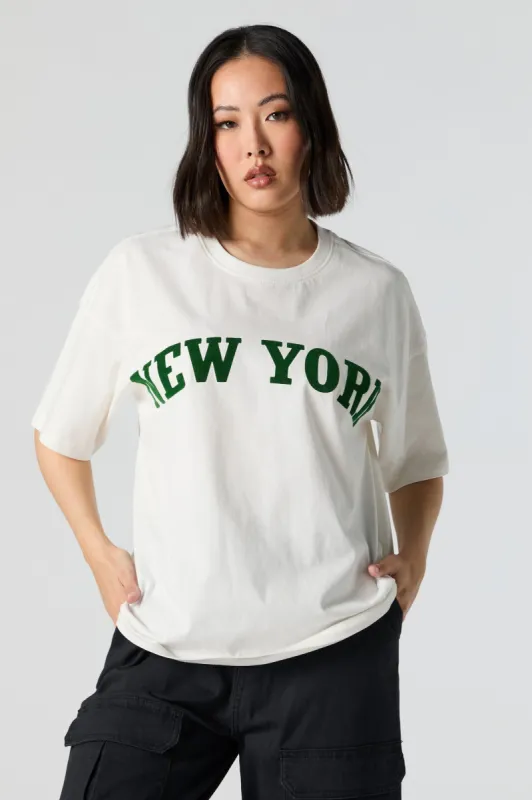 New York Graphic Oversized T-Shirt sold by Urban Planet