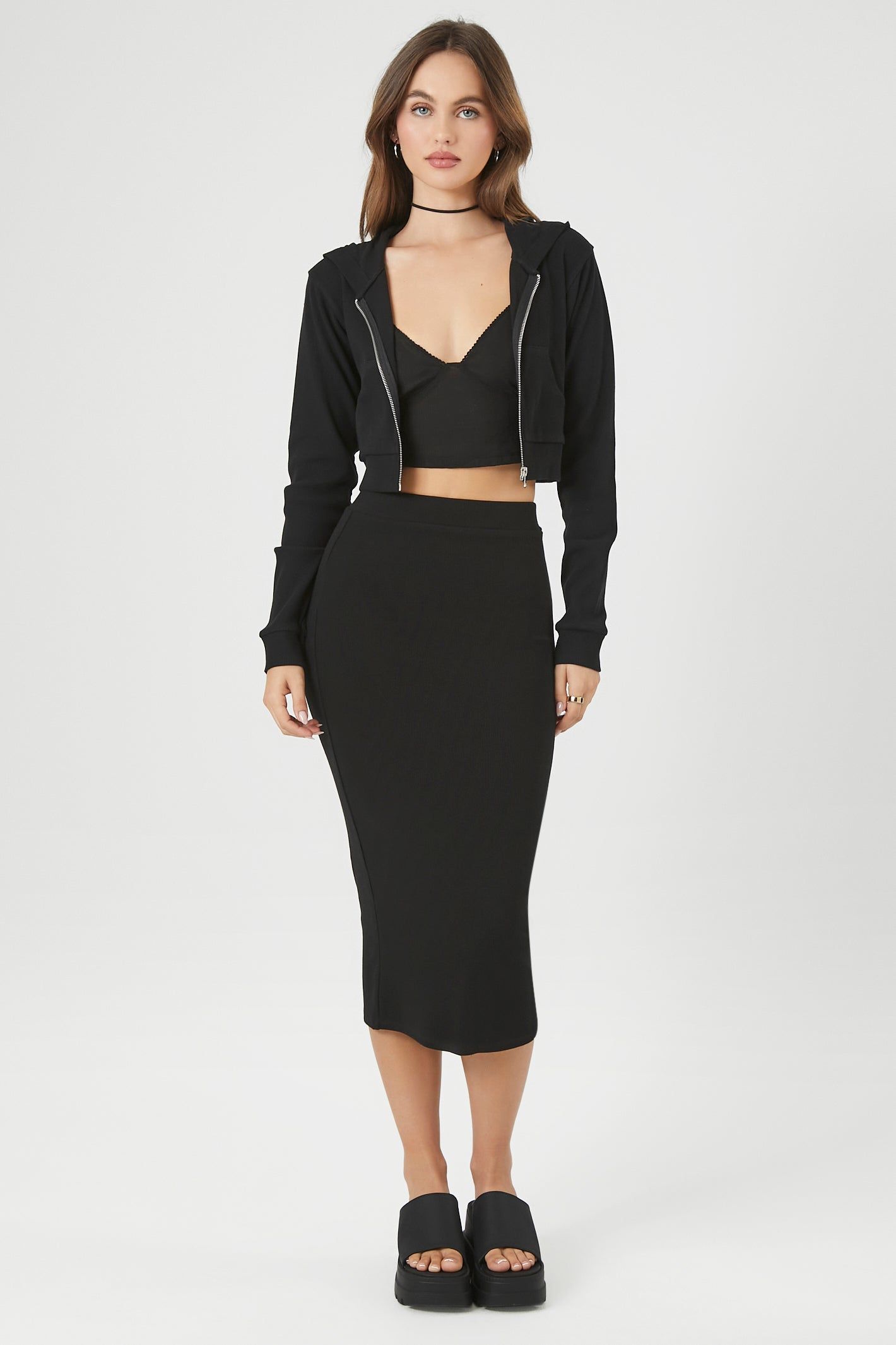 Jupe midi côtelés sold by Urban Planet product image thumbnail 6