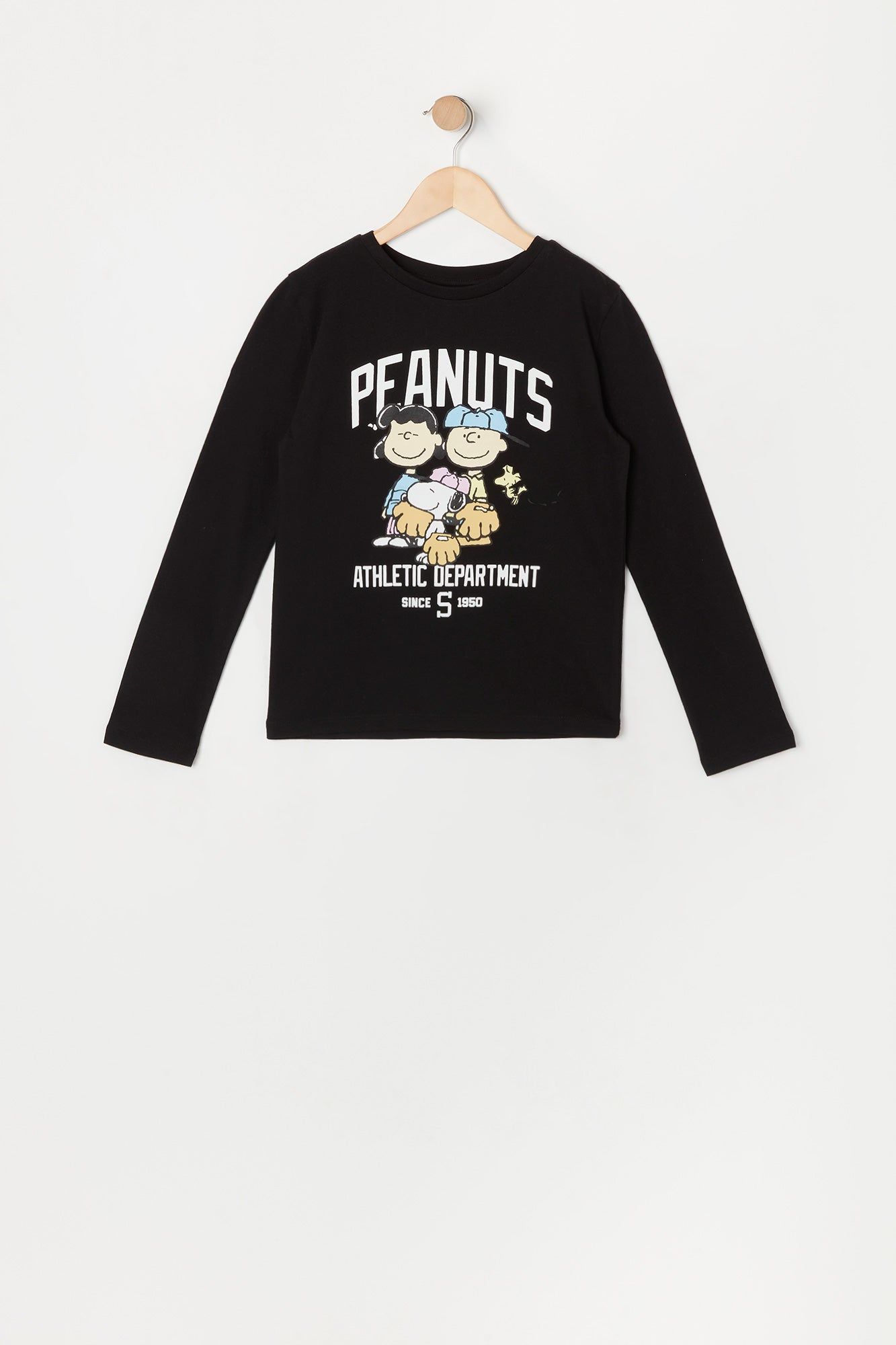 Girls Peanuts Graphic Long Sleeve Top sold by Urban Planet