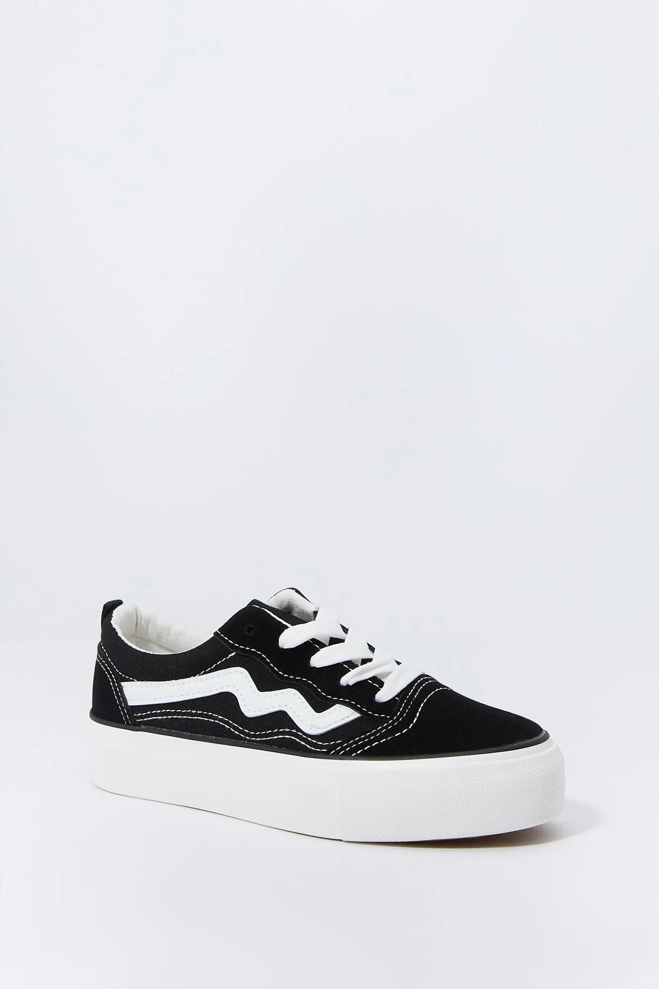 Girls Platform Lace Up Sneaker sold by Urban Planet product image thumbnail 3