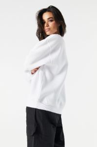 Solid Fleece Crewneck Sweatshirt sold by Urban Planet