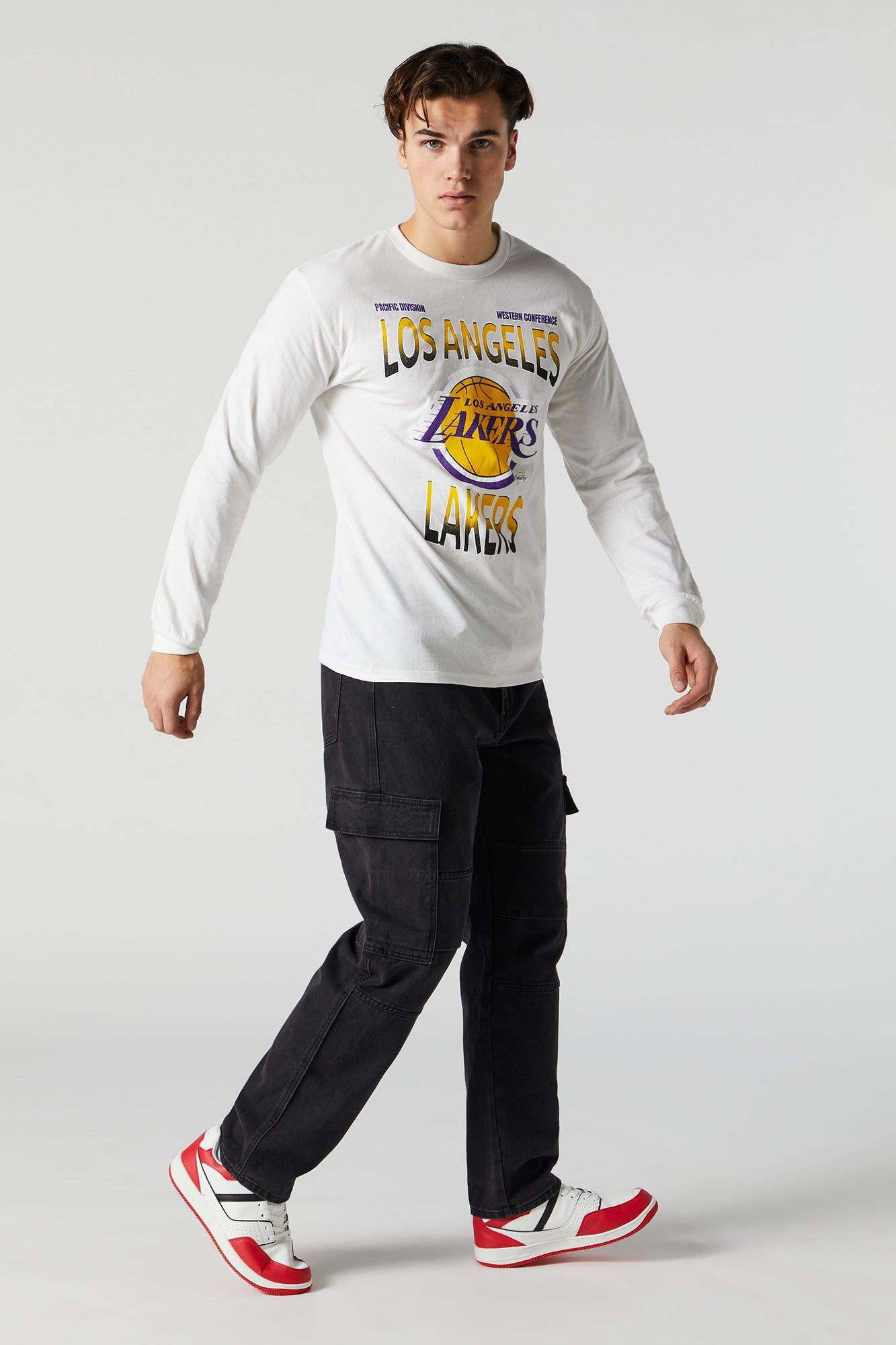 Lakers Graphic Long Sleeve Top sold by Urban Planet product image thumbnail 3