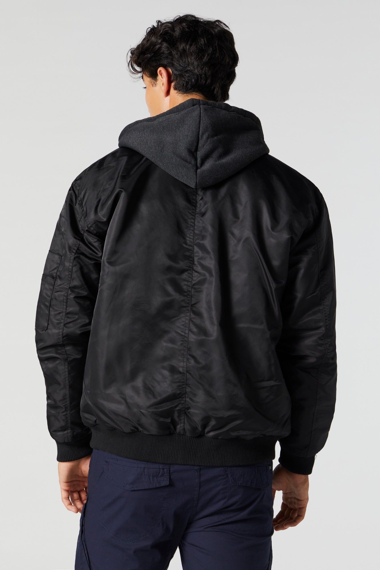 Blouson aviateur à capuchon en nylon sold by Urban Planet product image thumbnail 9