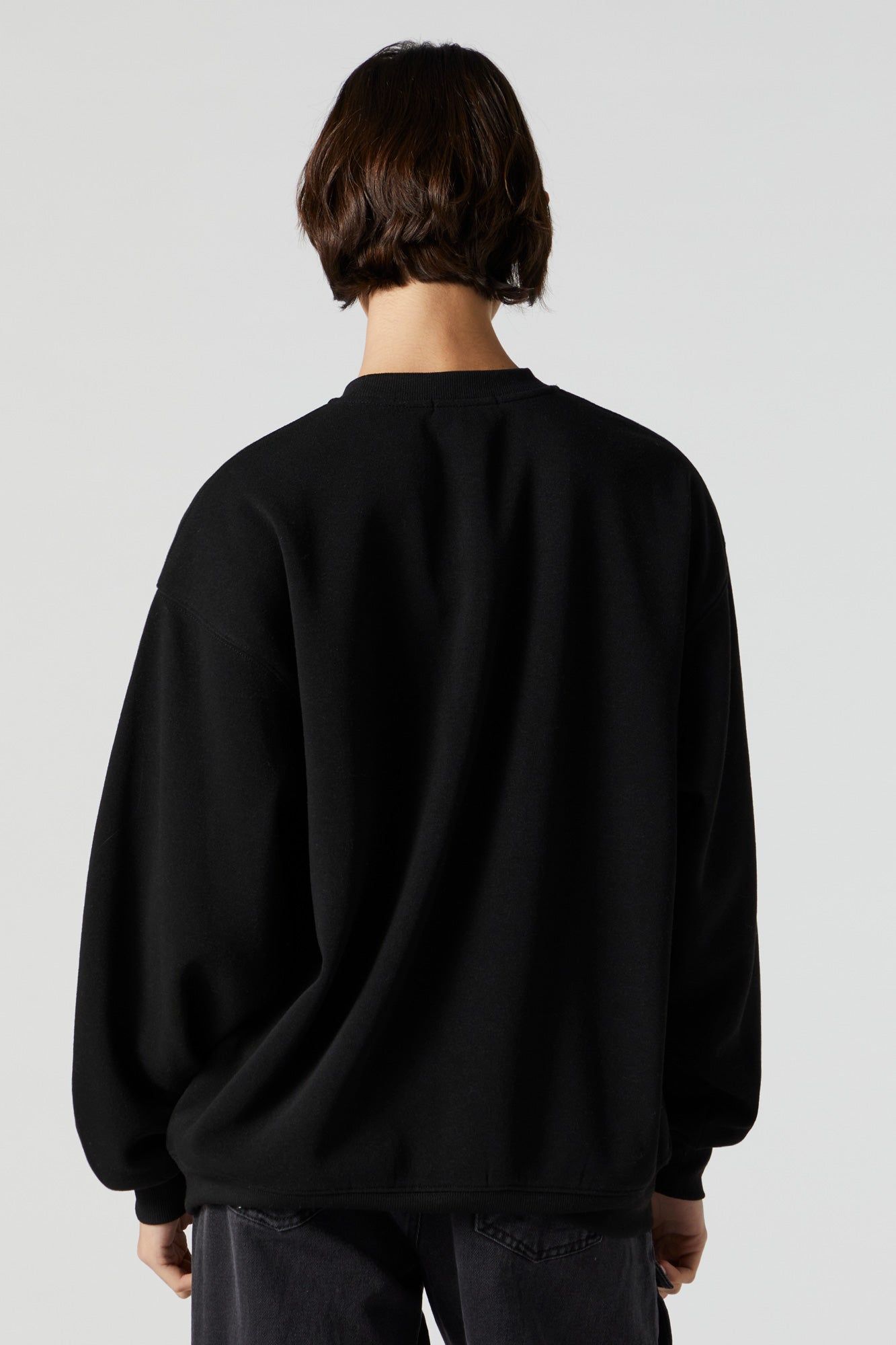 Paris Graphic Fleece Sweatshirt sold by Urban Planet product image thumbnail 4