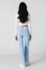 Jean mince à jambe évasée et taille haute sold by Urban Planet