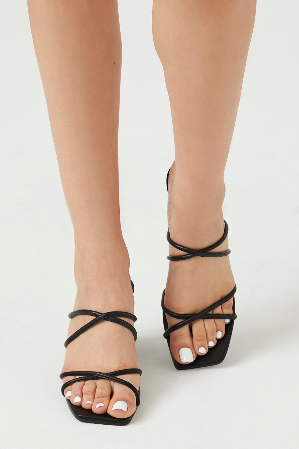 Strappy Square Toe Heels sold by Urban Planet product image thumbnail 2