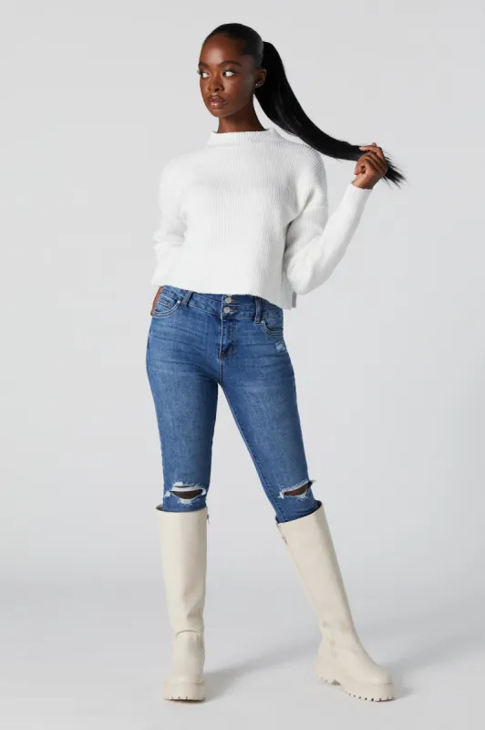 Ibiza Medium Wash Distressed Jean sold by Urban Planet