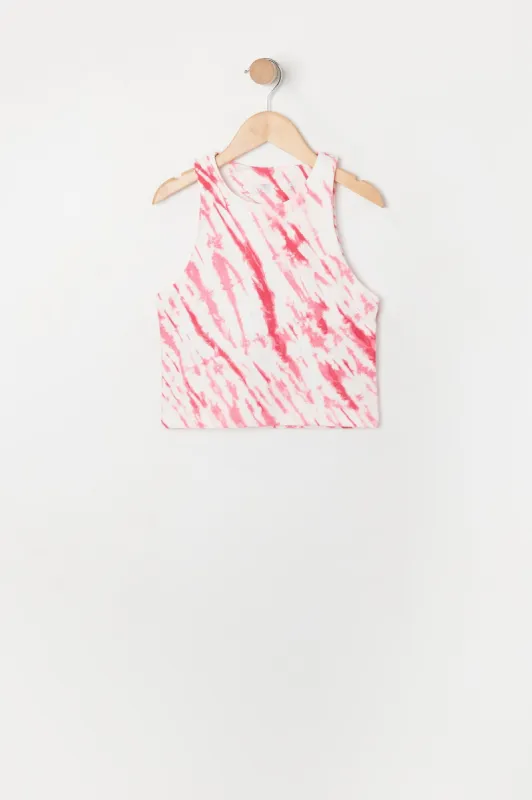 Girls Active Print High Neck Tank sold by Urban Planet