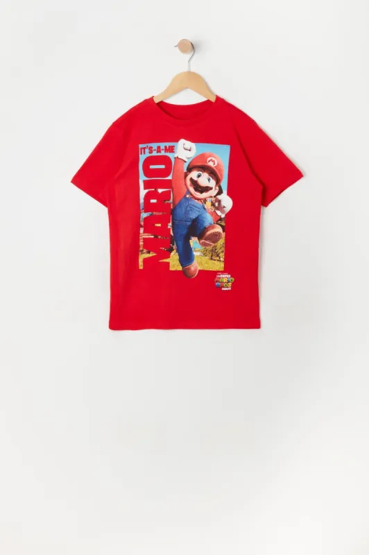 Boys Mario Graphic T-Shirt sold by Urban Planet