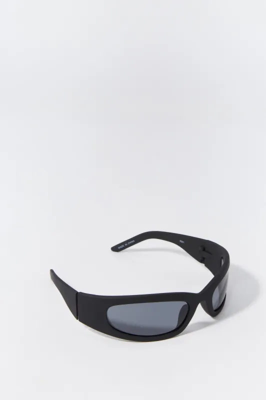 Soft Touch Wrap Sunglasses sold by Urban Planet