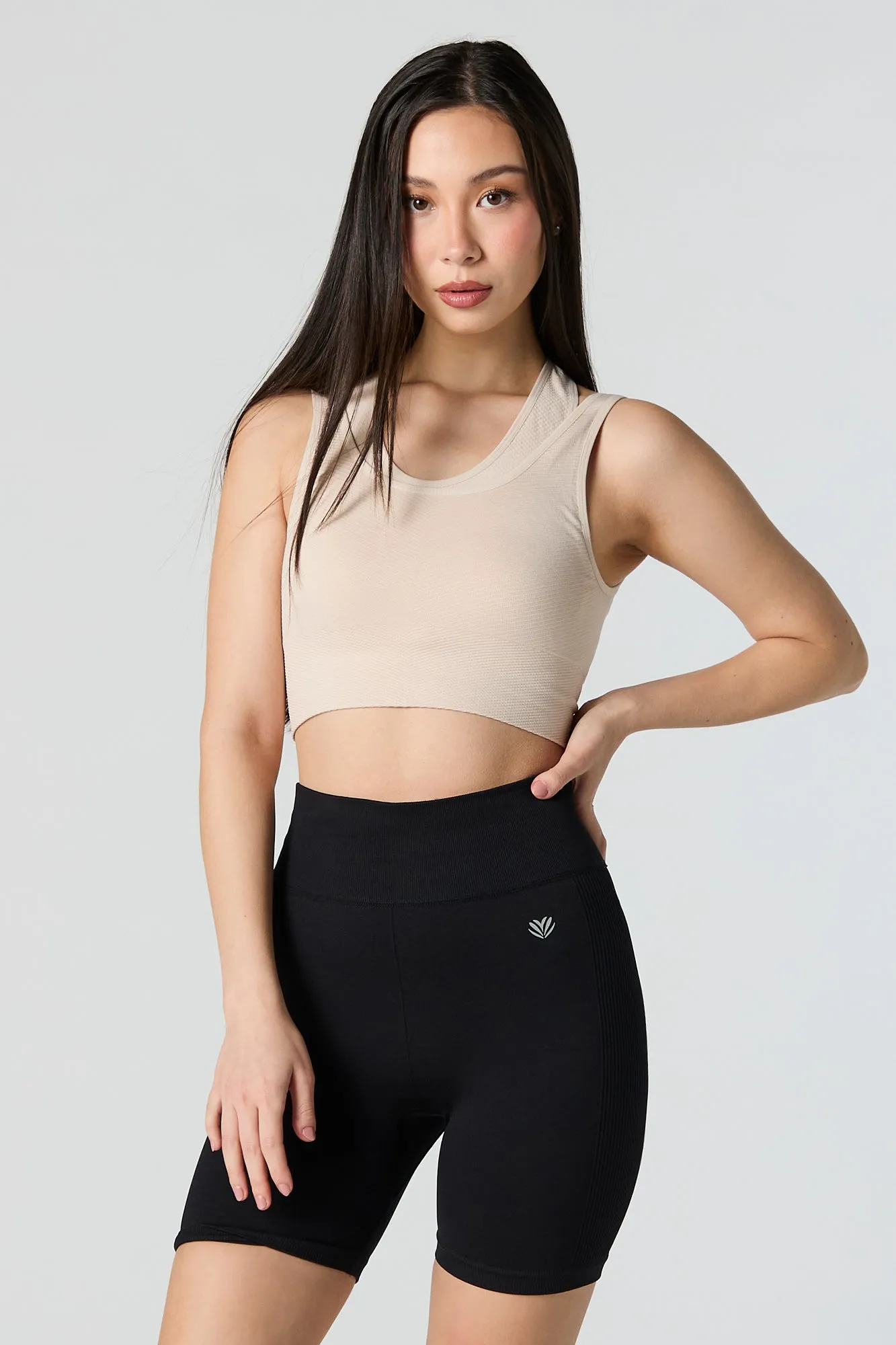 Short de cycliste ruché sans couture sold by Urban Planet product image thumbnail 4