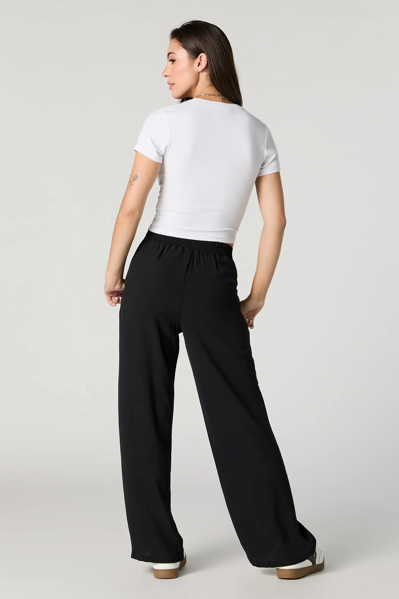 Pleated Wide Leg Trouser sold by Urban Planet product image thumbnail 3