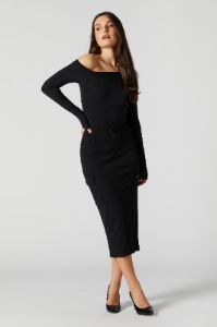 Jupe midi cargo avec fente sold by Urban Planet