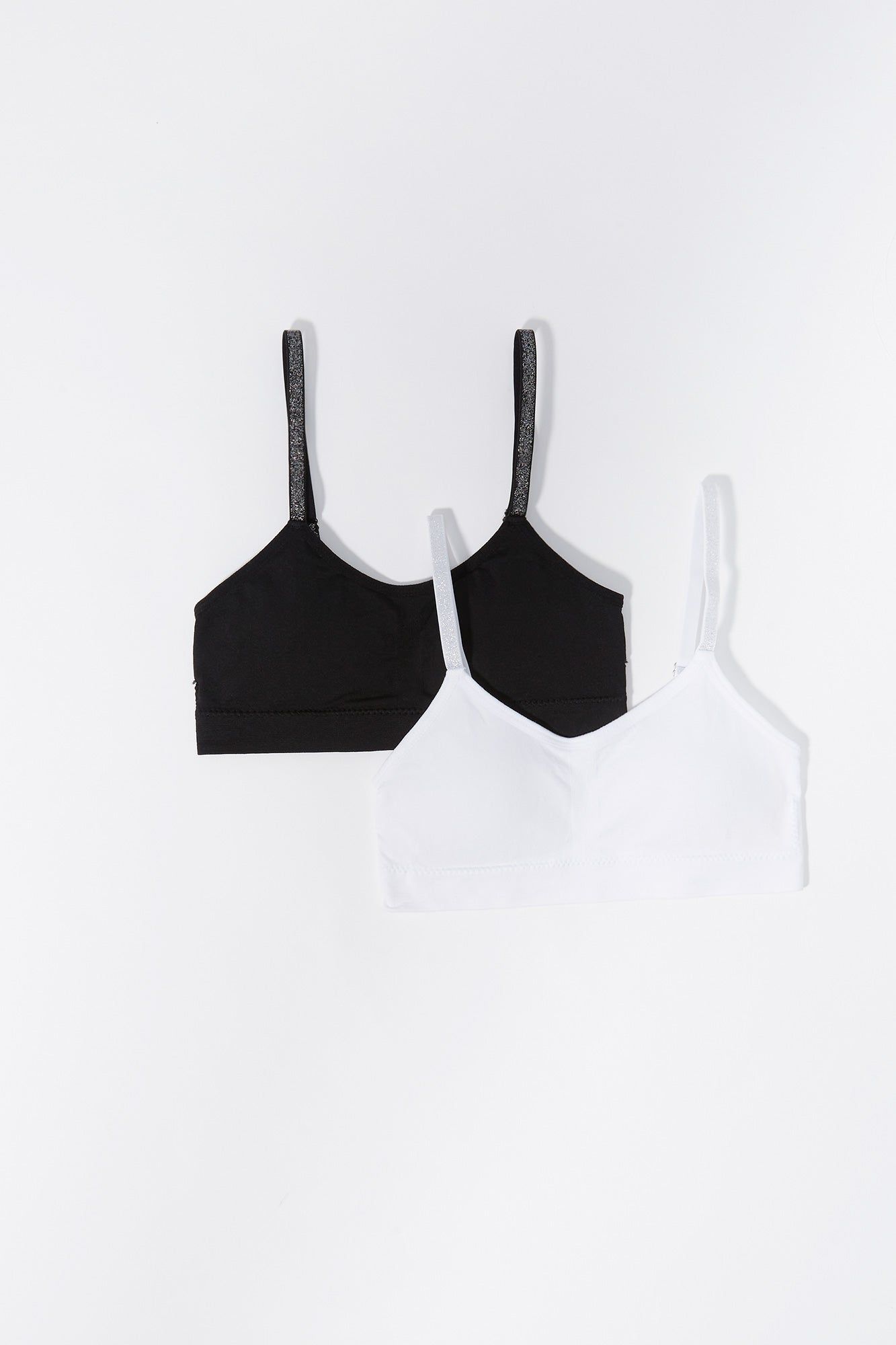 Black Seamless Bralette (2 Pack) sold by Urban Planet