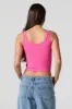 Seamless Ribbed V-Neck Skimmer Tank sold by Urban Planet