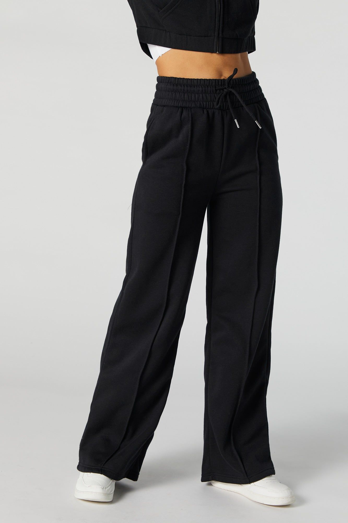 Fleece Wide Leg Jogger sold by Urban Planet product image thumbnail 5