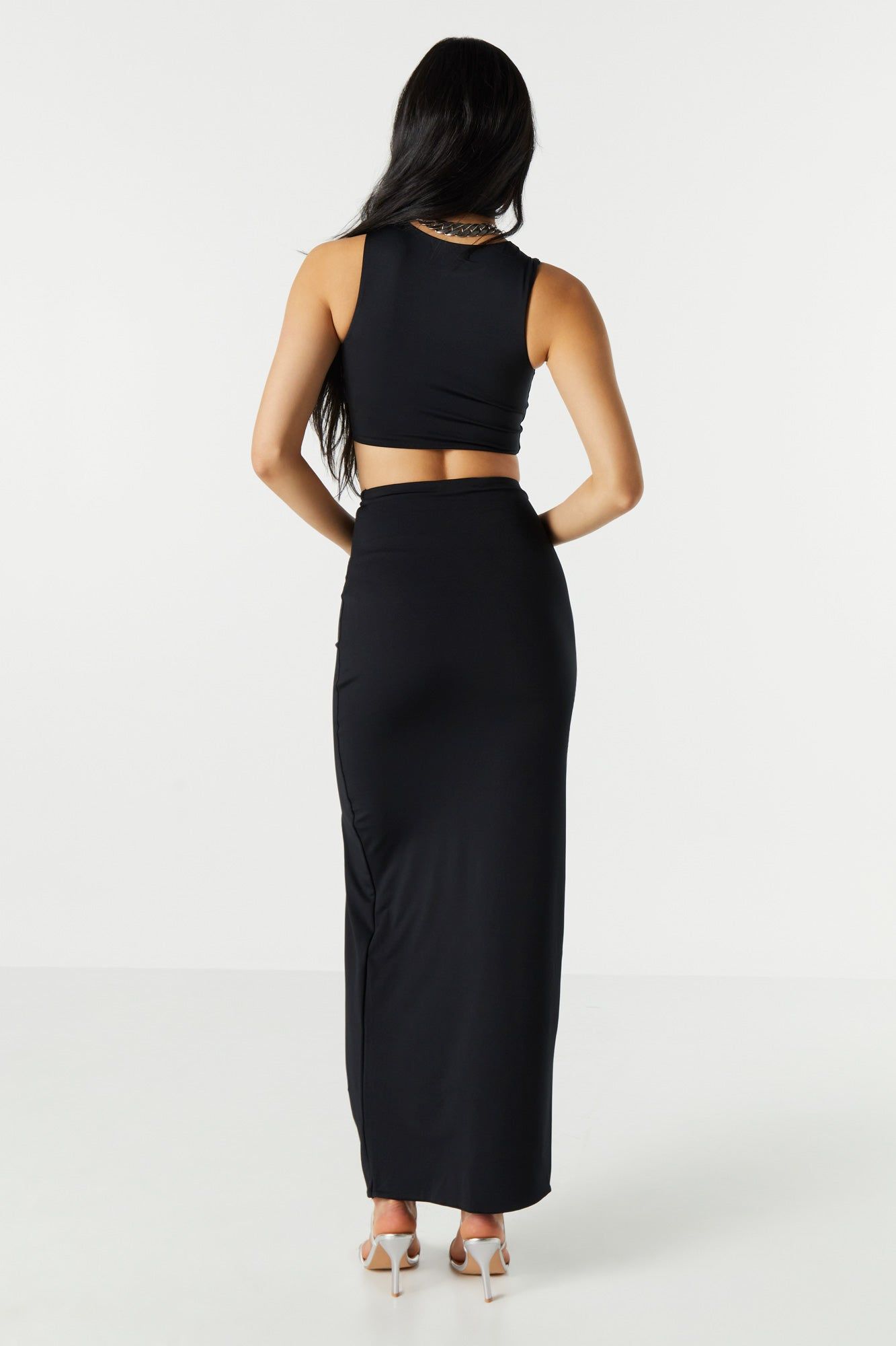 Jupe maxi profilée avec fente sold by Urban Planet product image thumbnail 5