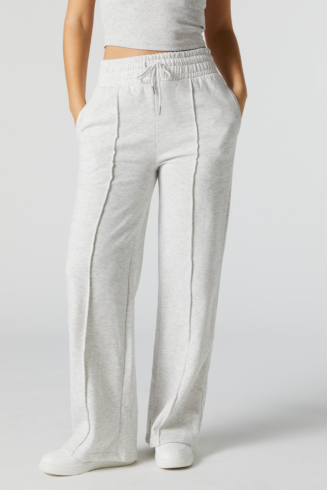 Fleece Wide Leg Jogger sold by Urban Planet product image thumbnail 8