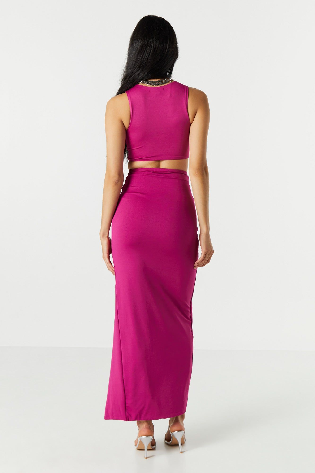 Jupe maxi profilée avec fente sold by Urban Planet product image thumbnail 14