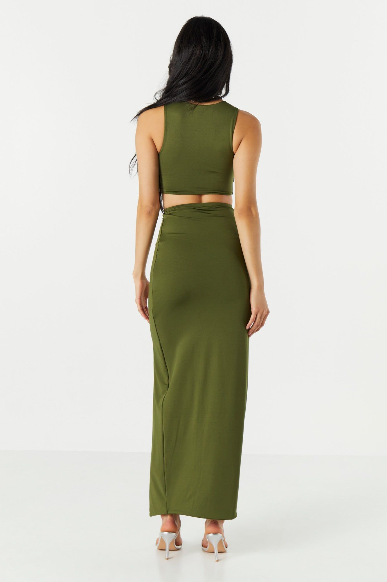 Jupe maxi profilée avec fente sold by Urban Planet product image thumbnail 2