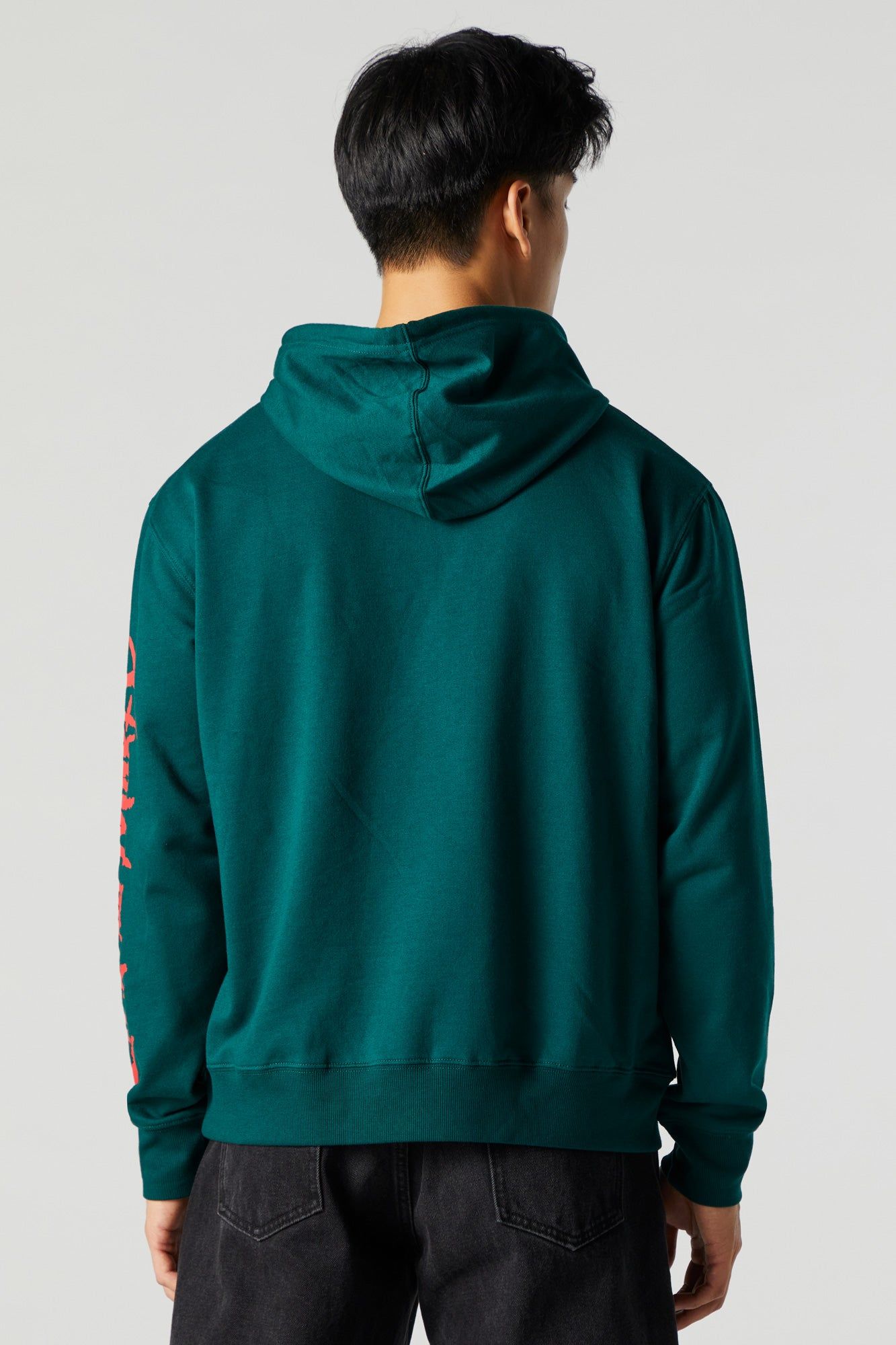 Haut à capuchon de Noël en molleton à imprimé Pickle Rick sold by Urban Planet product image thumbnail 3