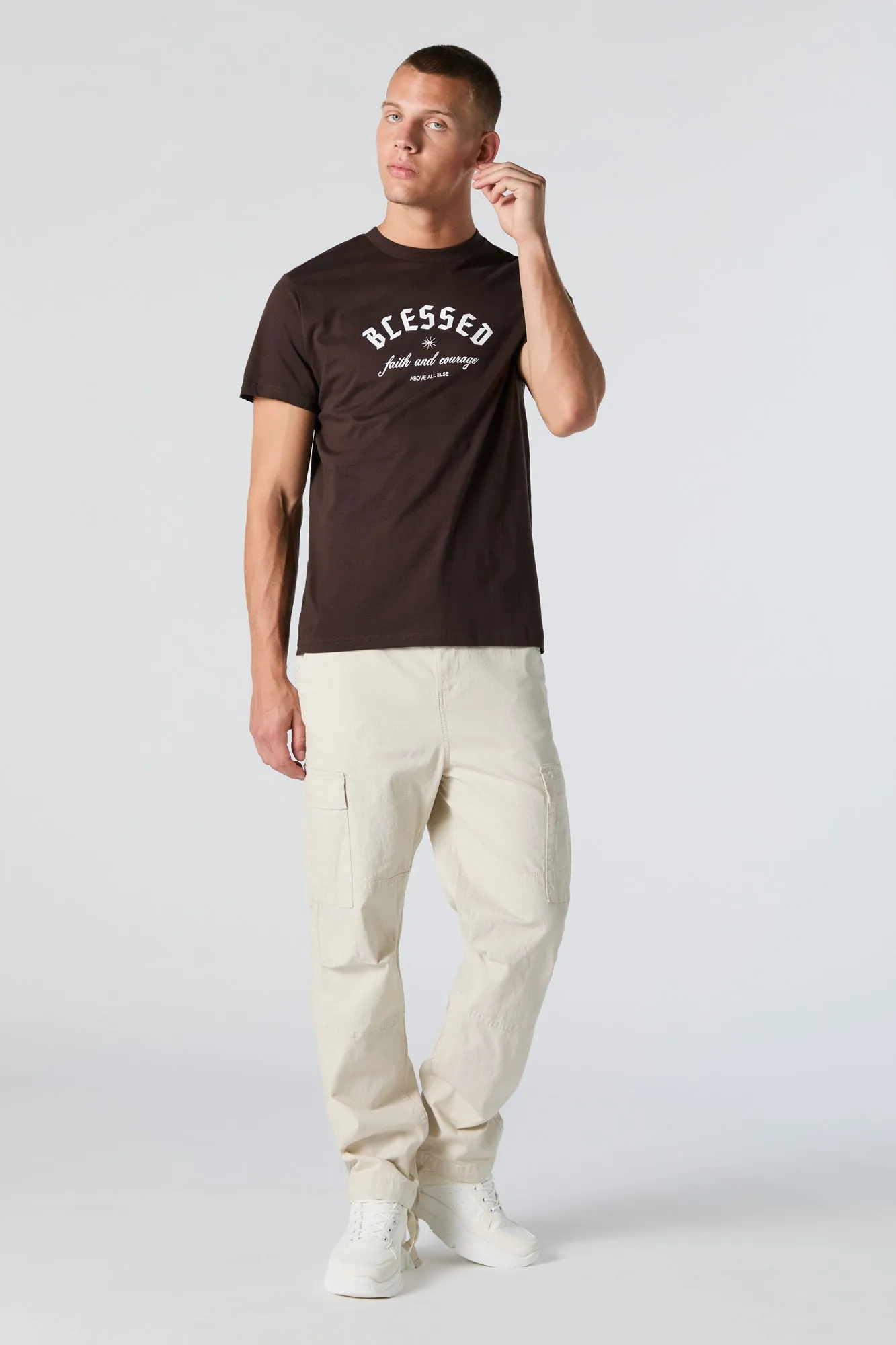 Blessed Graphic T-Shirt sold by Urban Planet product image thumbnail 3