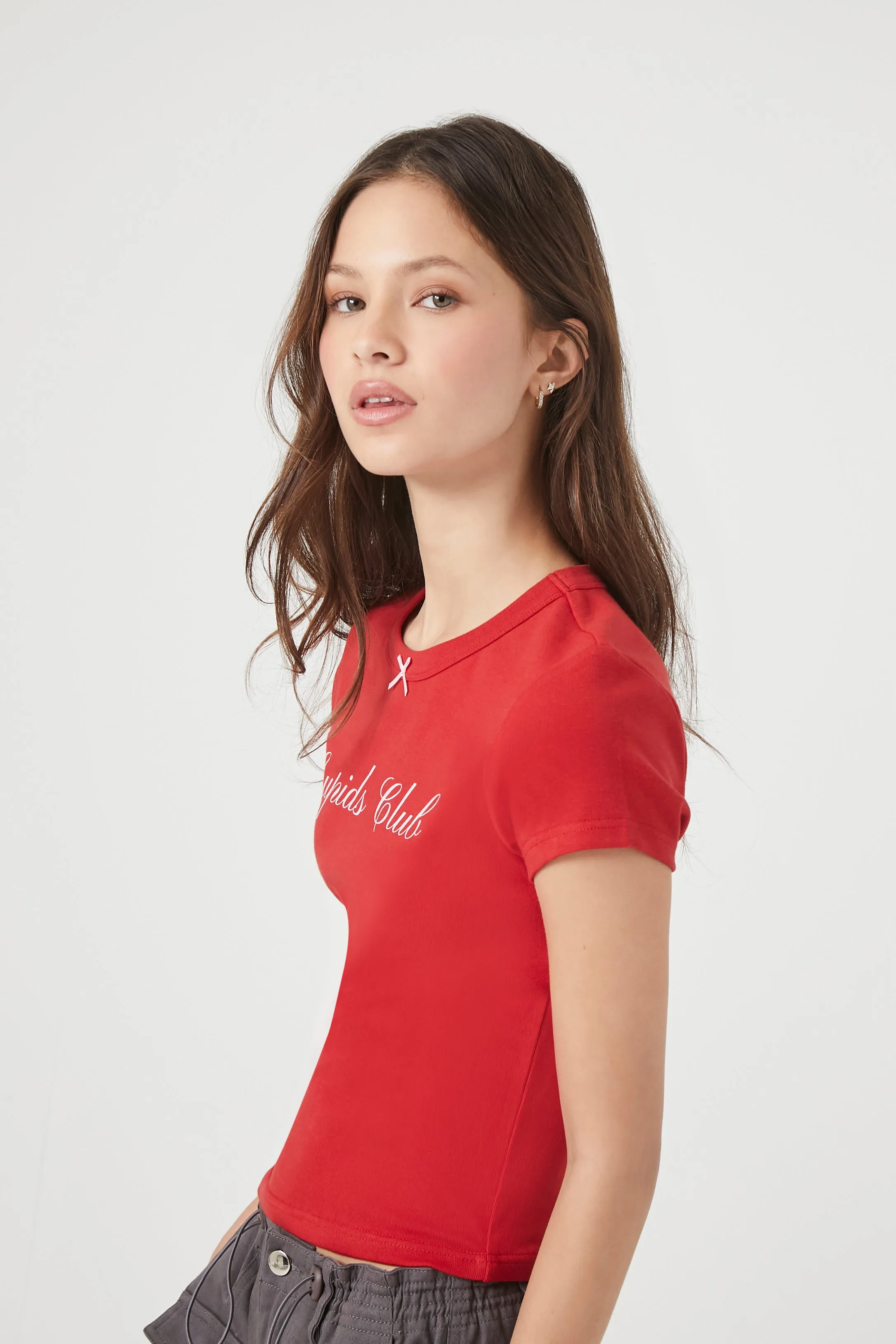 T-shirt à imprimé Cupids Club sold by Urban Planet product image thumbnail 2