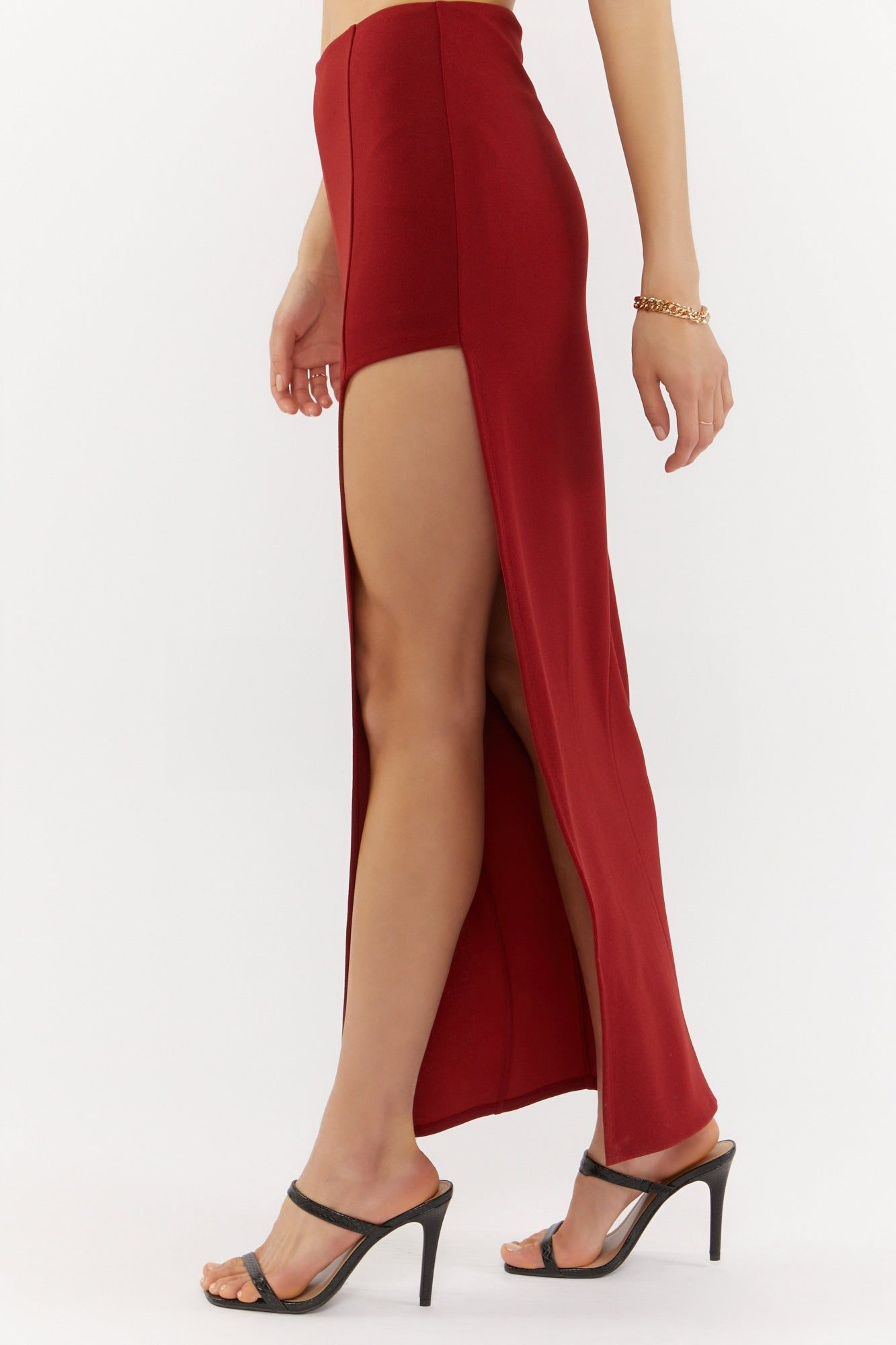 Thigh Slit Midi Skirt sold by Urban Planet product image thumbnail 3