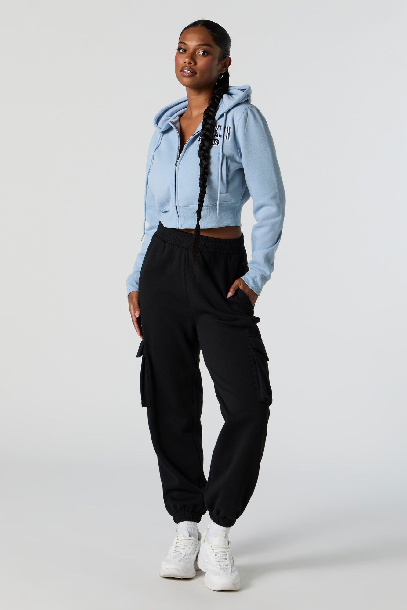 Jogger cargo en molleton sold by Urban Planet product image thumbnail 4