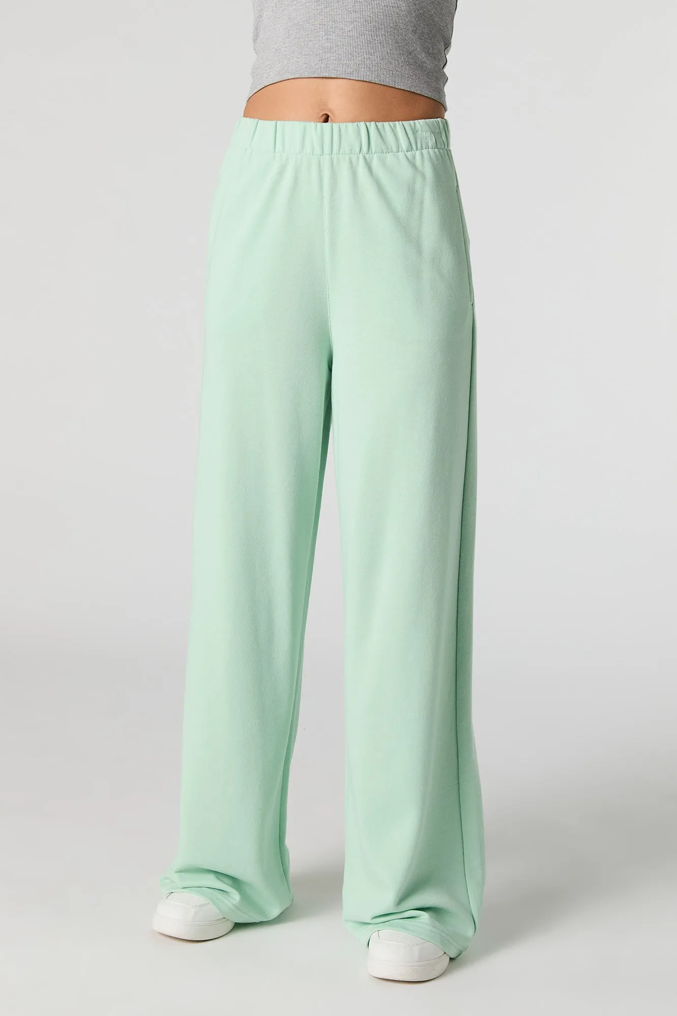 Fleece Wide Leg Sweatpant sold by Urban Planet product image thumbnail 2