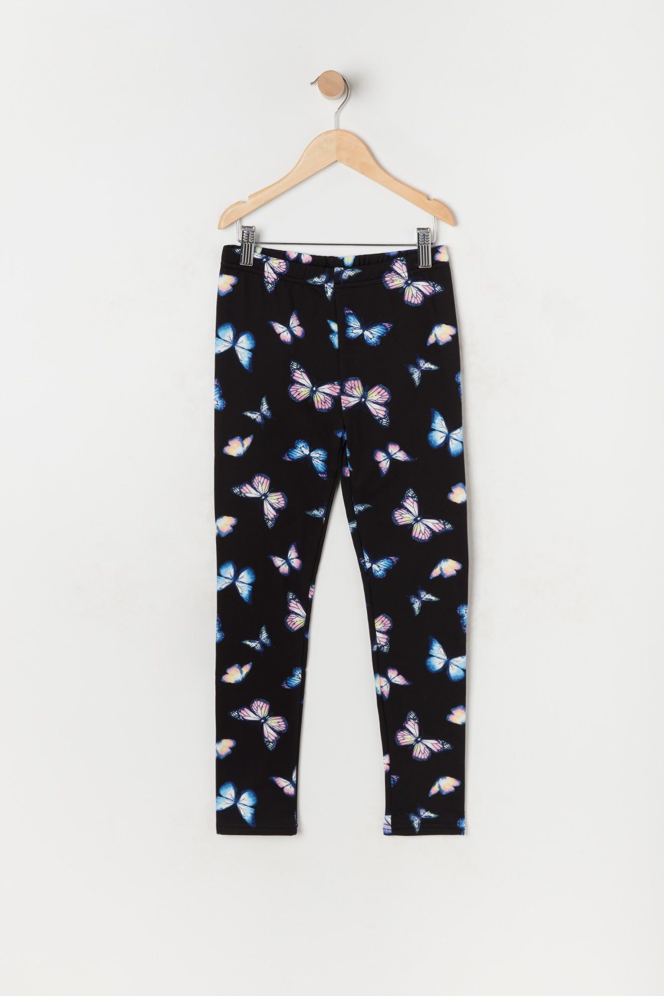 Legging en molleton doux à imprimé Papillon pour fille sold by Urban Planet