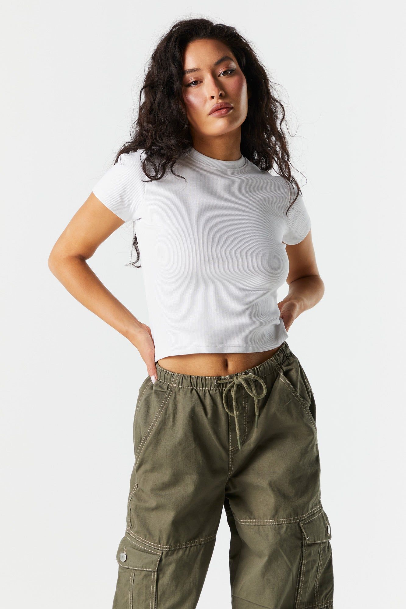 Ribbed Crewneck T-Shirt sold by Urban Planet product image thumbnail 10