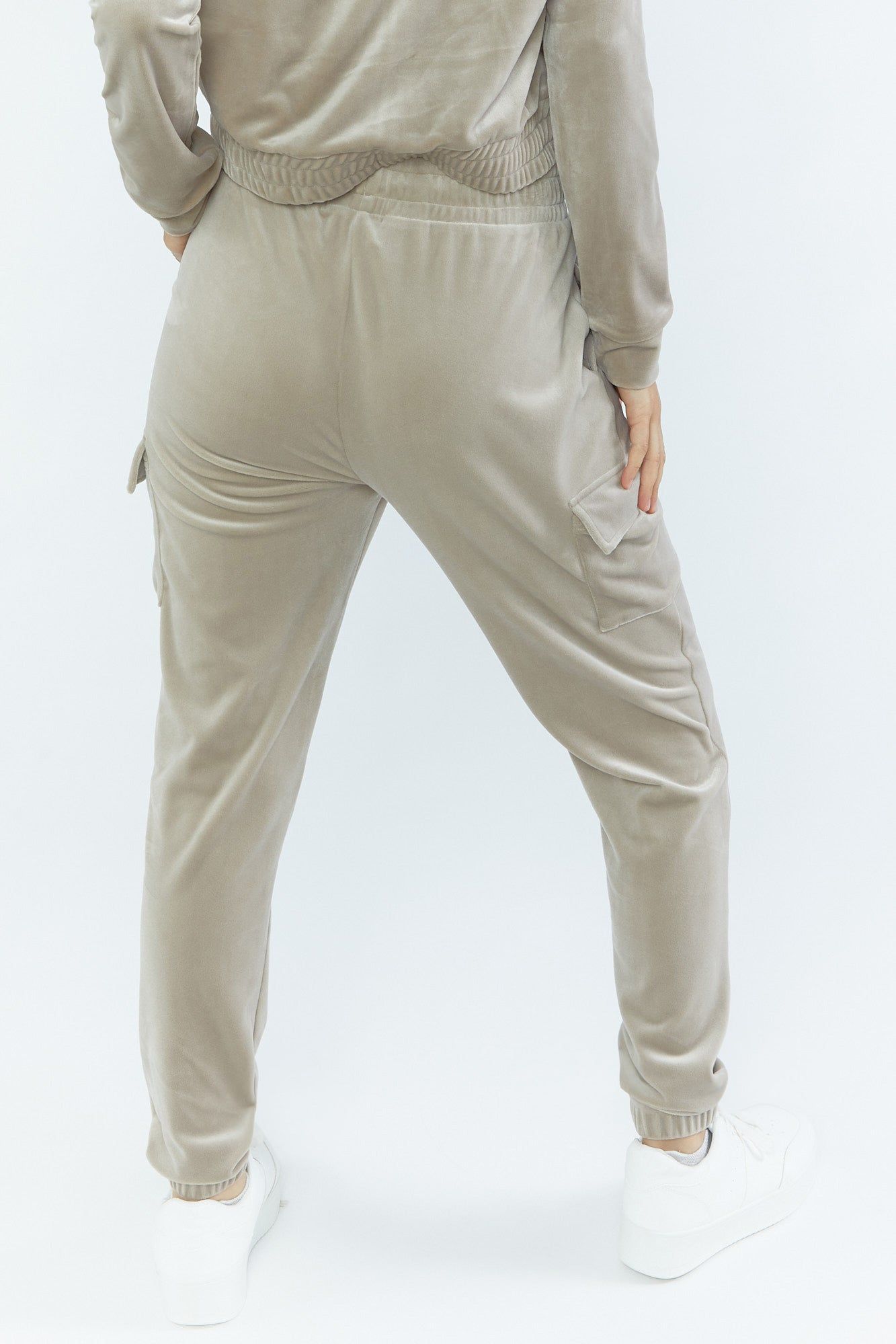 Velour Cargo Jogger sold by Urban Planet product image thumbnail 4
