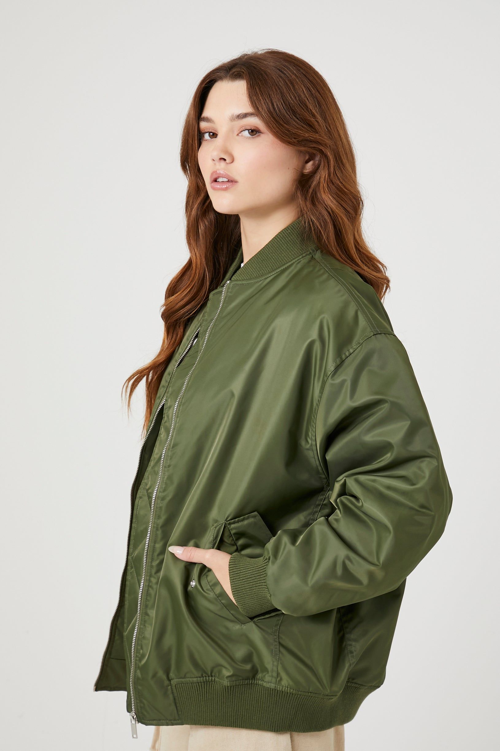 Zip Up Bomber Jacket sold by Urban Planet product image thumbnail 8